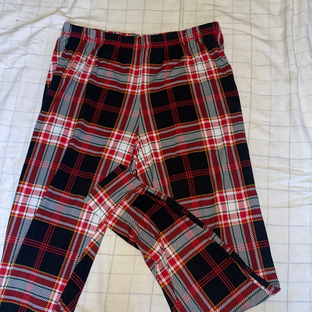 Gingham Pajama Pants.